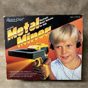 Quick Shot Metal Miner. Vintage. 1987 in Original box. Tested & Working see pics